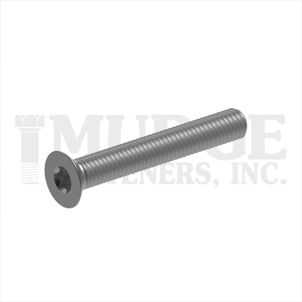 ISO14581M04008BO M4-0.7 X 8MM FLAT HEAD 6-LOBE MACH SCREW4.8 BLACK OXIDE